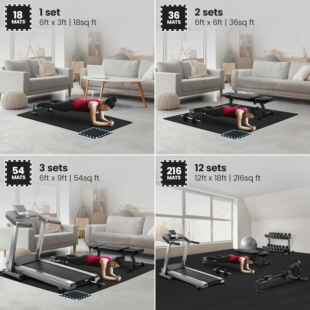 MotionFit Interlocking Gym Floor Mats