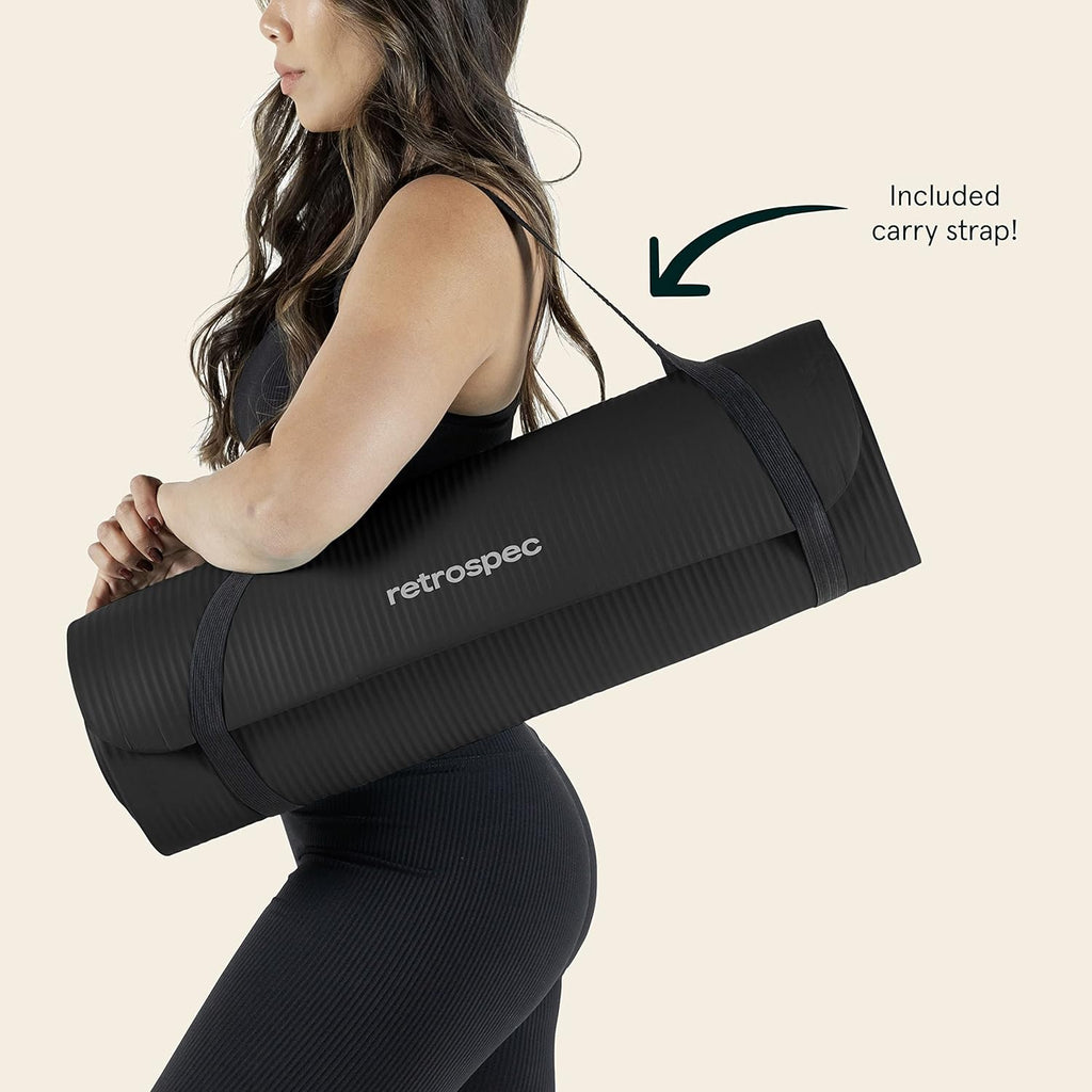 MotionFit Non-Slip Yoga Mat – Extra Thick