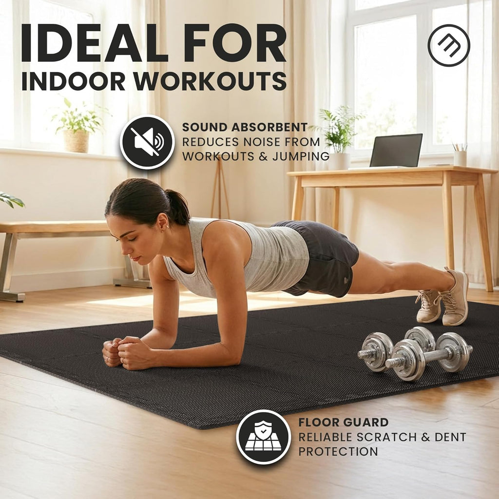 MotionFit Interlocking Gym Floor Mats