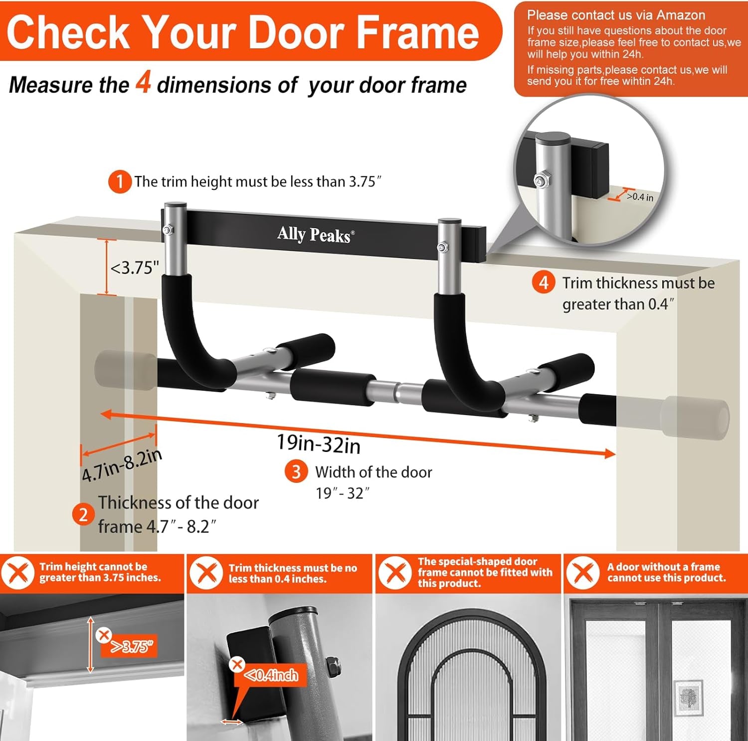 MotionFit Doorway Pull-Up Bar
