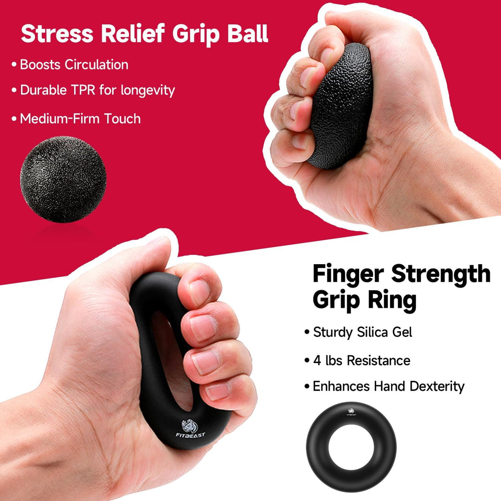MotionFit Grip Strength Trainer Set (5 Pack)