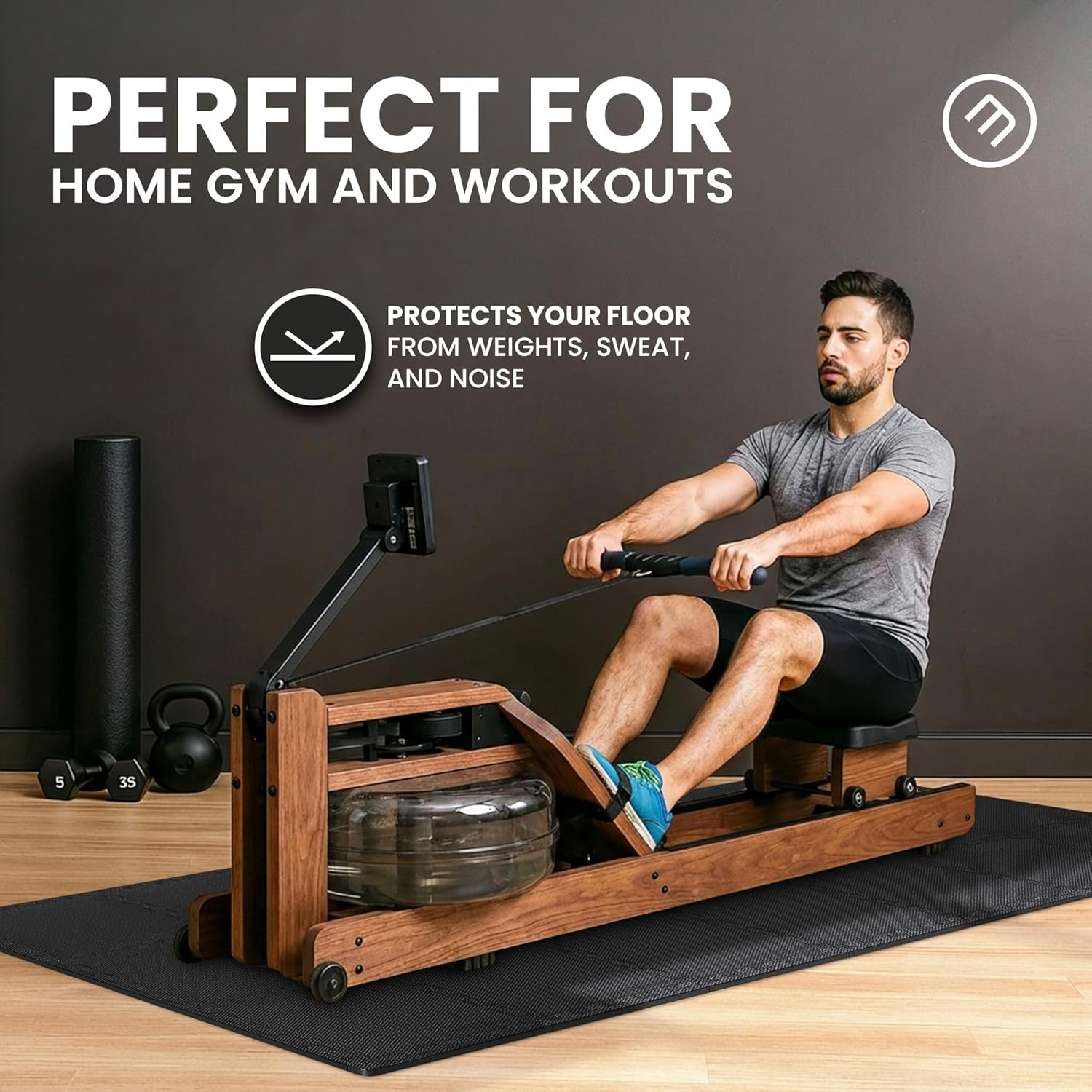 MotionFit Interlocking Gym Floor Mats