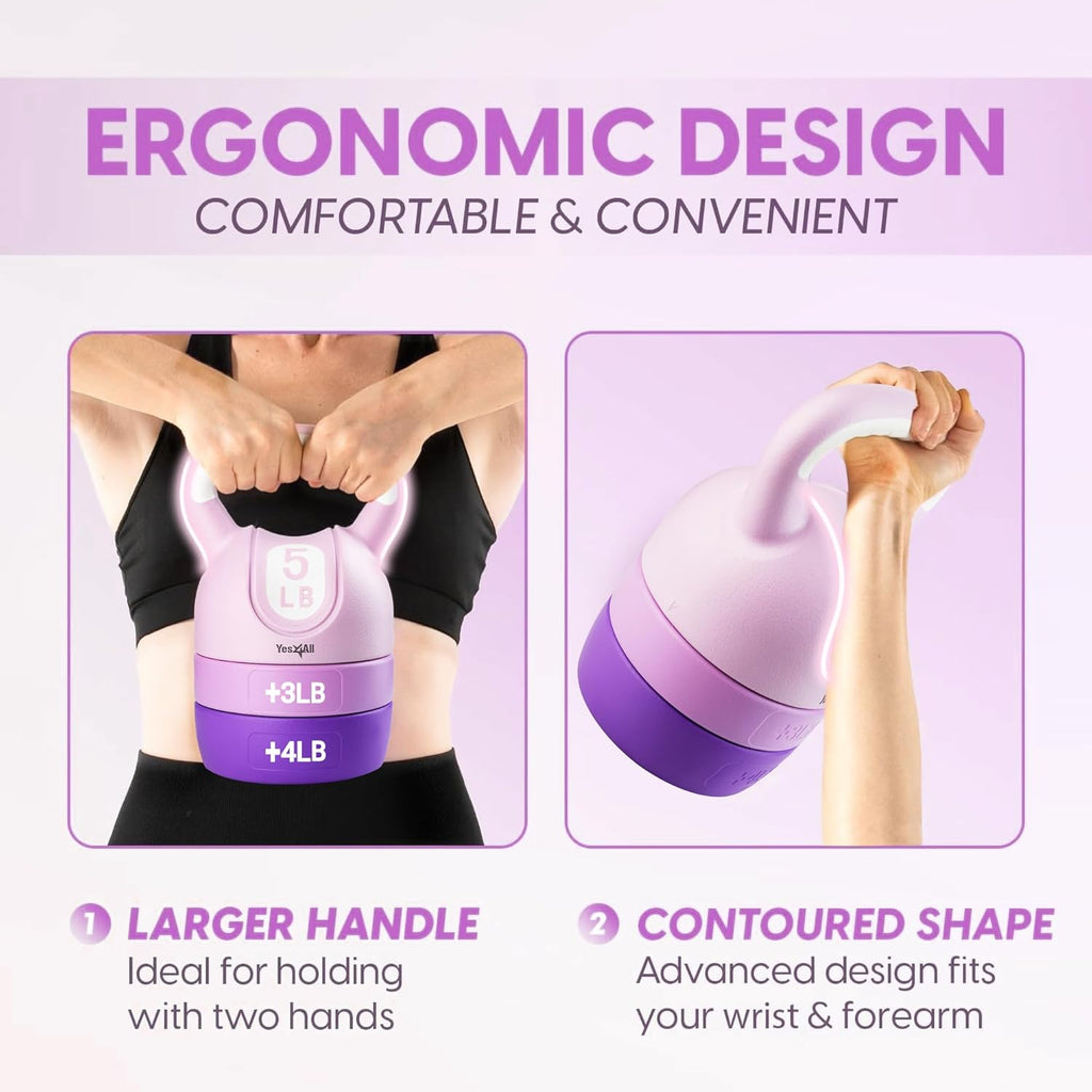 MotionFit Adjustable Kettlebell Set