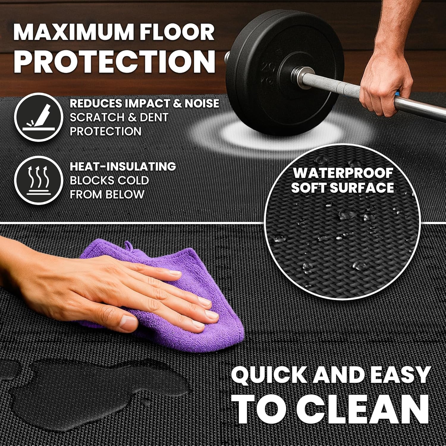 MotionFit Interlocking Gym Floor Mats