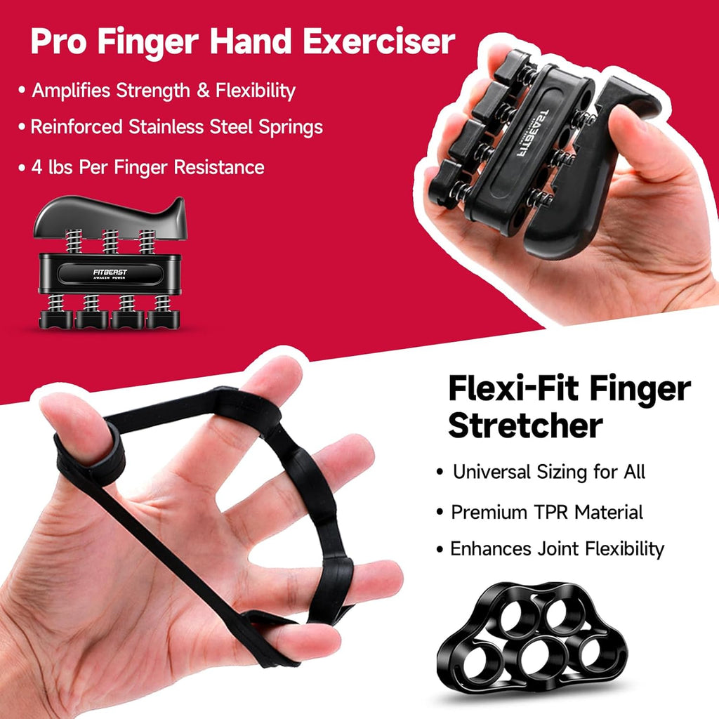 MotionFit Grip Strength Trainer Set (5 Pack)