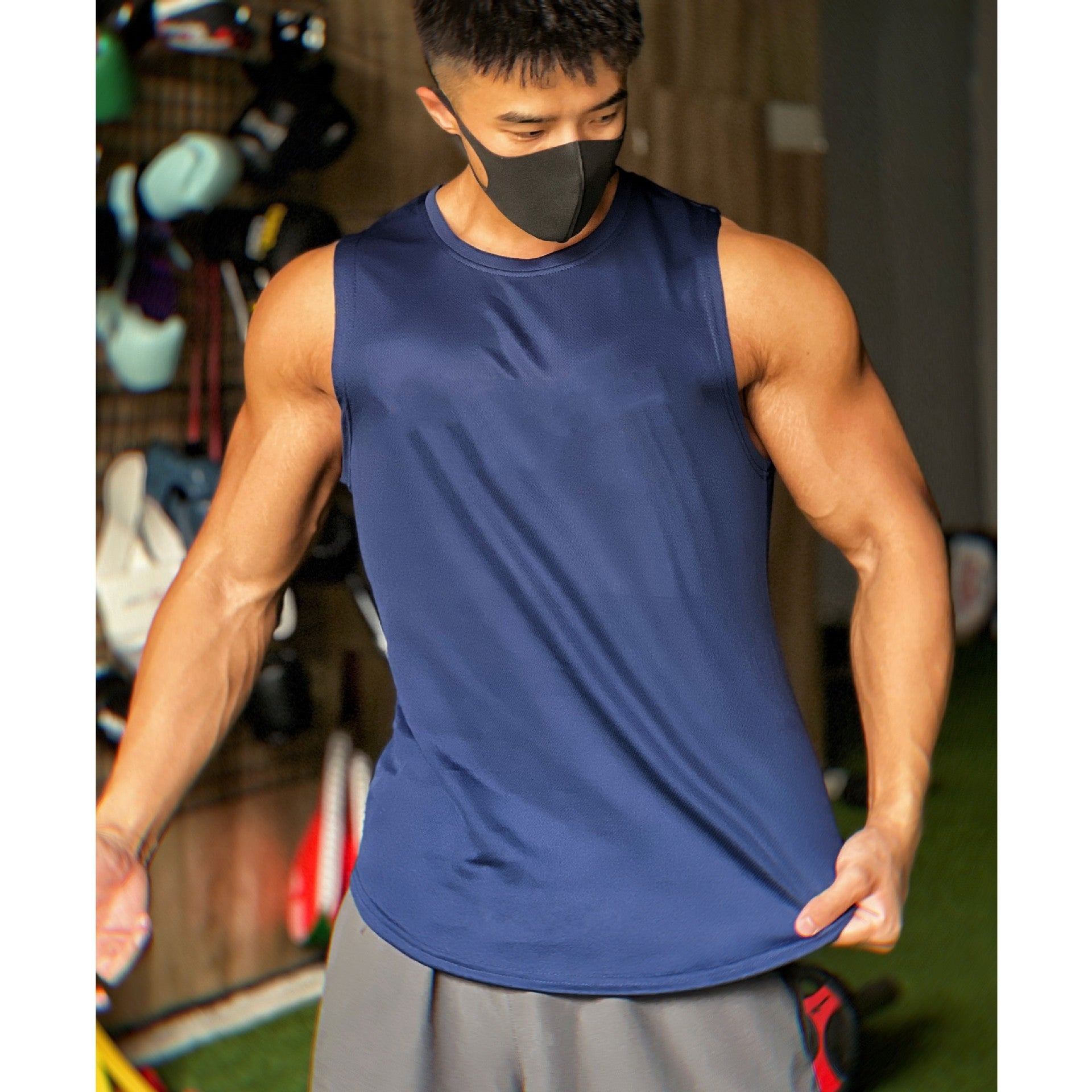 MotionFit Men’s Quick-Dry Muscle Tank - MotionFit