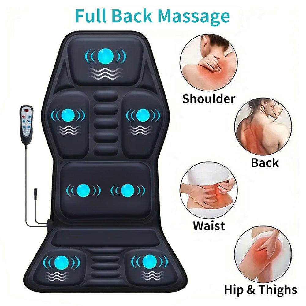 MotionFit Heated Vibration Massage Chair Pad