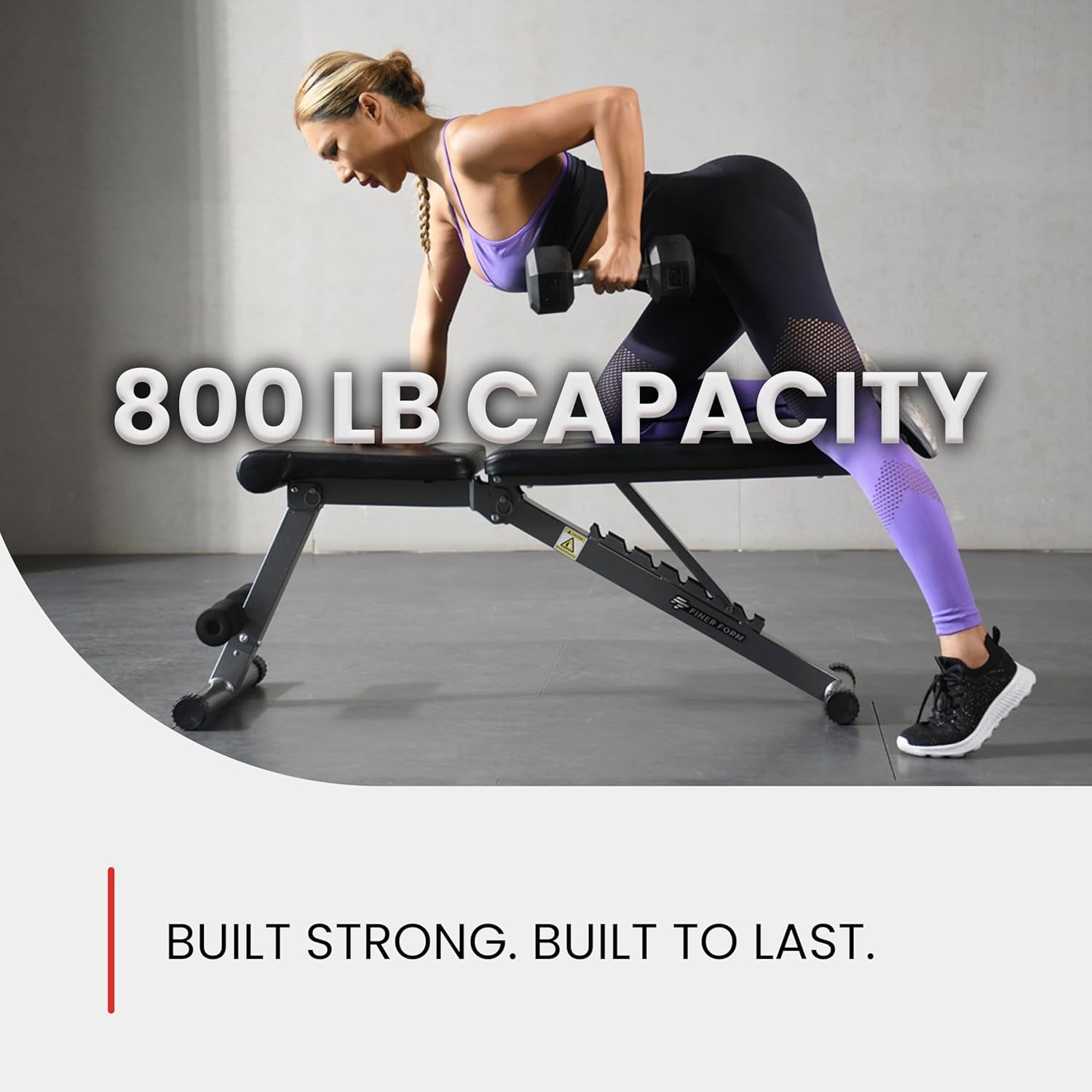 MotionFit Adjustable Weight Bench