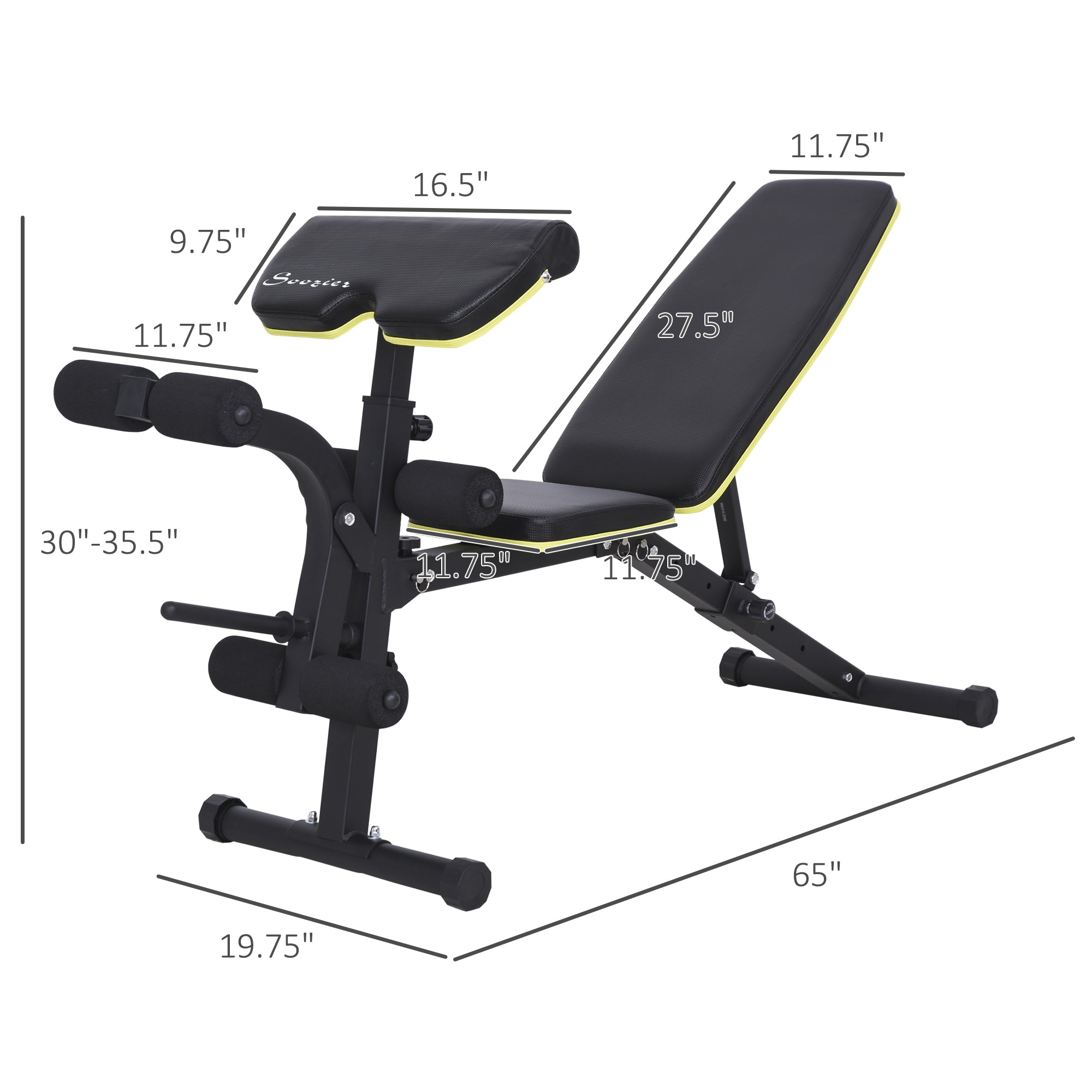 MotionFit Adjustable Weight Bench System - MotionFit