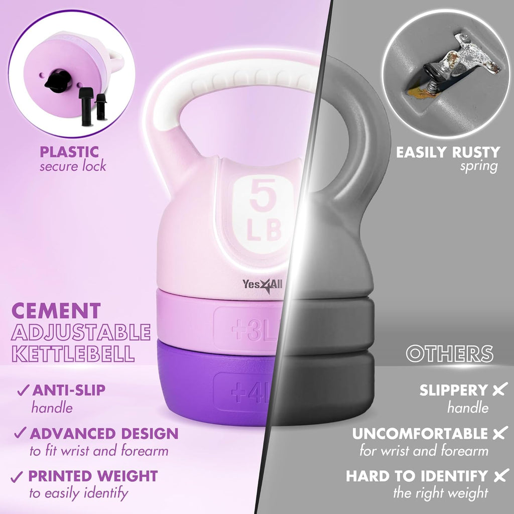 MotionFit Adjustable Kettlebell Set