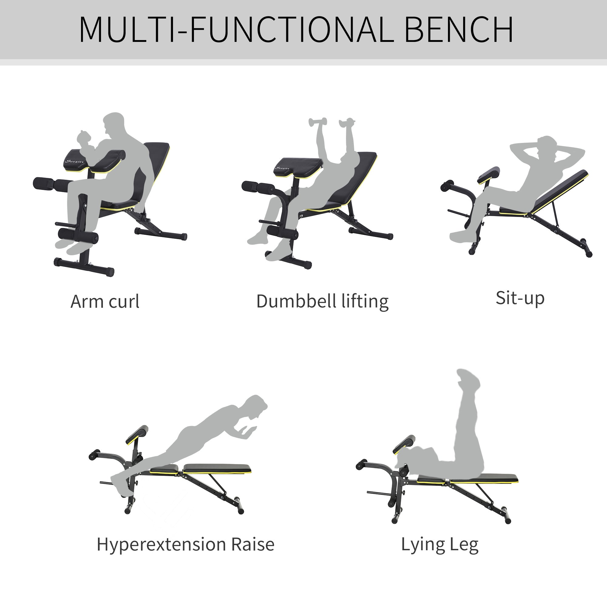 MotionFit Adjustable Weight Bench System - MotionFit
