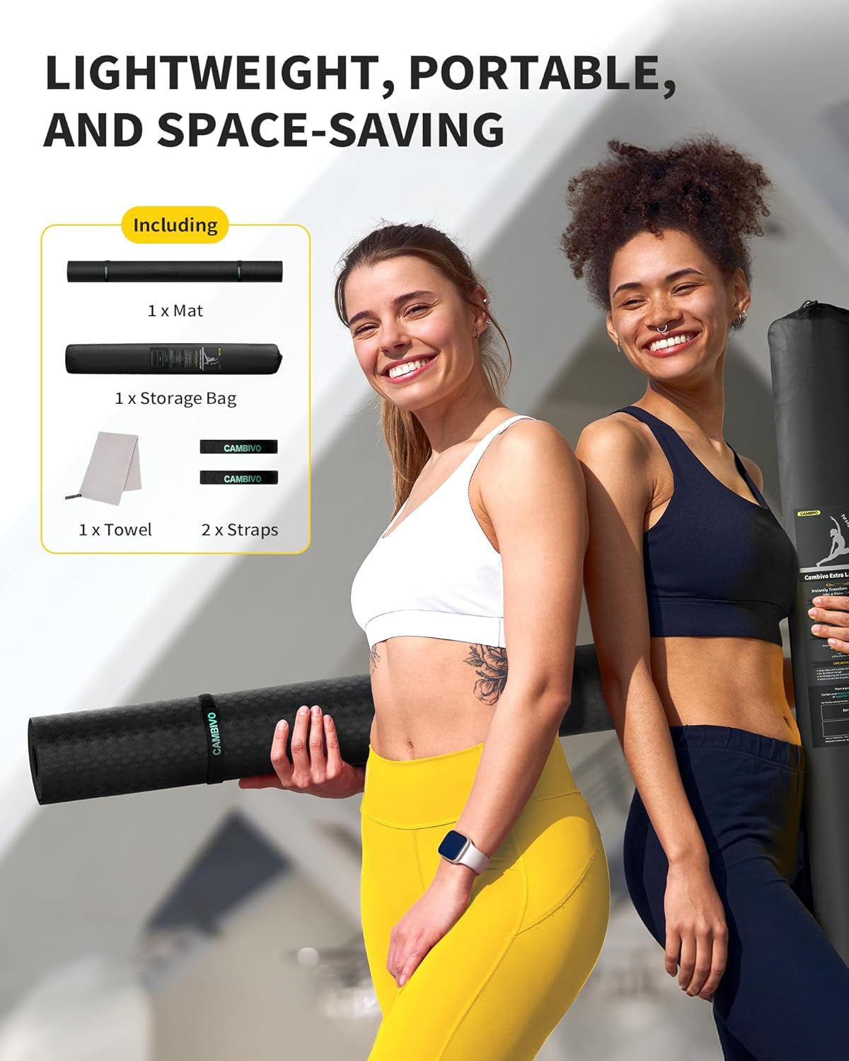 MotionFit Extra-Wide Yoga Mat