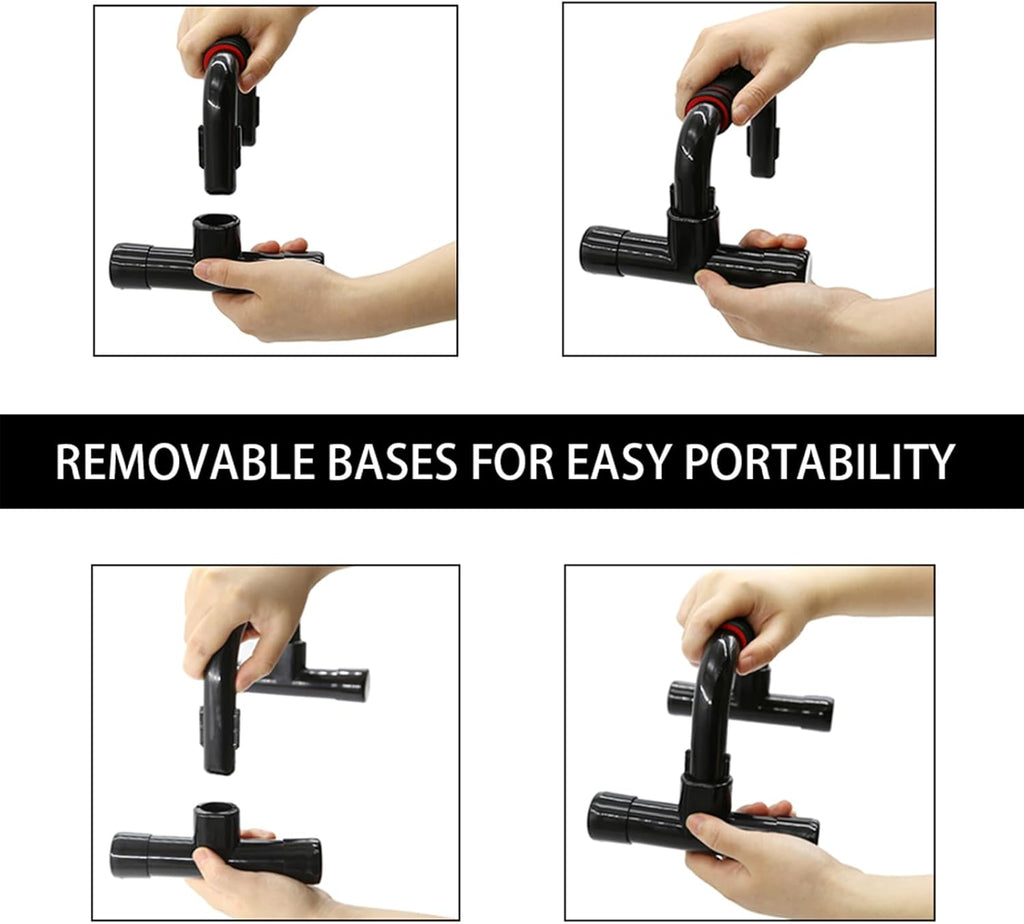 MotionFit CoreLift™ Ergonomic Push-Up Bars