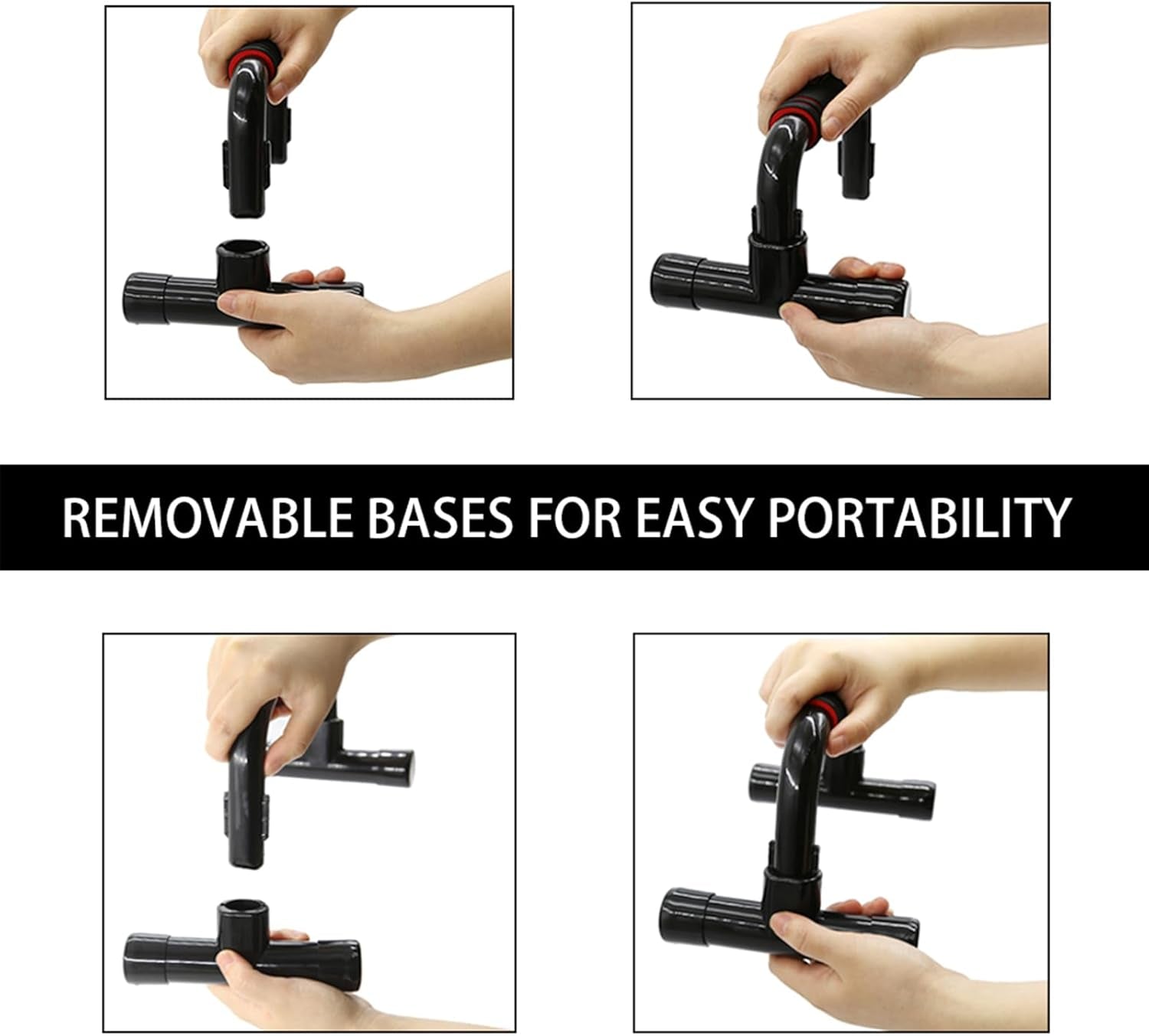 MotionFit CoreLift™ Ergonomic Push-Up Bars