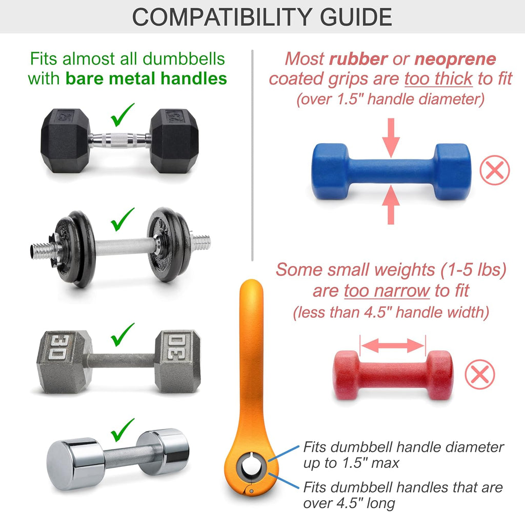 MotionFit Dumbbell-to-Kettlebell Converter Handle